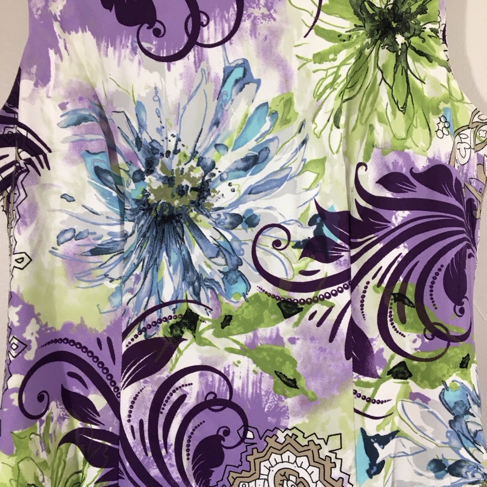 Connected‎ Apparel Floral Shift Dress - Picture 3 of 7